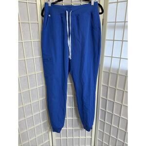 FIGS Blue Technical Medical Surgical Jogger Scrub Pants Workwear Nursing Size MT